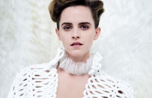 FOTO În sfârșit, dezbrăcată! Emma Watson a pozat în premieră topless