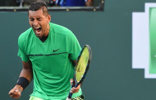 Schimbare de epocă? Nick Kyrgios a încheiat seria fenomenală a lui Djokovici la Indian Wells! Partidă senzațională în sferturi