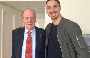 FOTO Ibrahimovici s-a întâlnit cu fostul rege al Spaniei » Reacția fabuloasă a fotbalistului pe Instagram :)
