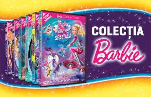 Colectia Barbie! 6 filme noi, acum pe DVD la un super-preț!