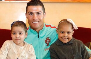 Cristiano e mereu alături de copii » Ronaldo s-a implicat într-o nouă campanie umanitară