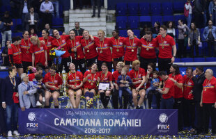 FOTO O campioană anunțată » CSM București a cucerit al treilea titlu consecutiv la handbal feminin 