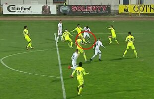FOTO Arbitraj în compensație pentru FC Botoșani » Marcu a luat două decizii ciudate într-un interval de mai puțin de 5 minute