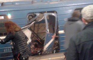 UPDATE ATENŢIE, IMAGINI TULBURĂTOARE! Explozie puternică la metroul din Sankt Petersburg » Primul bilanţ: 10 morţi și 50 de răniți! Autoritățile confirmă că exploziile au fost provocate de un atentat terorist
