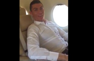 VIDEO Cum a sărbătorit Cristiano Ronaldo prima aterizare pe aeroportul care-i poartă numele