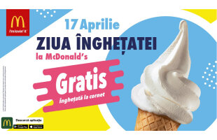 Pe 17 aprilie e Ziua Înghețatei doar la McDonald’s