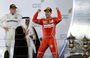 Vettel s-a impus în Marele Premiu al statului Bahrain » Hamilton, implicat într-un incident cu Ricciardo
