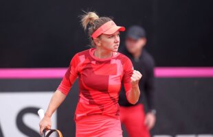 Simona Halep, debut cu victorie în turneul de dublu de la Stuttgart