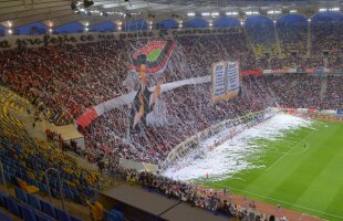 VIDEO+FOTO Rivalitate în peluze la Derby de România! Ambele galerii au impresionat: Dinamo, coregrafie 3D, FCSB, ironii la adresa rivalilor