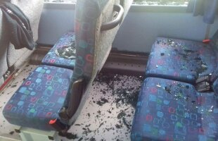 VIDEO + FOTO Scene șocante la Botoșani! Autocarul fanilor lui Gaz Metan, atacat cu pietre! EXCLUSIV Reacția conducerii gazdelor