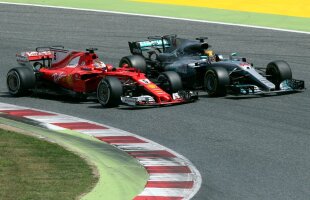 FOTO Spectacol în MP al Spaniei » Hamilton triumfă după un duel la limită cu Vettel! Cum arată clasamentul