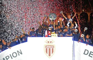 VIDEO+FOTO Performanță remarcabilă: AS Monaco a câștigat cel de-al 8-lea titlu din istorie! Acum un an termina la 31 de puncte de campioana PSG