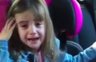VIDEO Reacţia fabuloasă a unei fetiţe atunci când găseşte un fir de păr pe scaunul ei! O să râzi cu lacrimi!