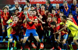 Spania câștigă a 3-a oară Euro U17, record, după o finală controversată: 2-2, 4-1 la penaltyuri cu Anglia!