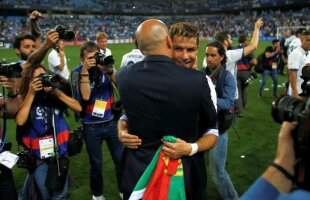 Reverență emoționantă a lui Zizou, după ce Real Madrid a devenit campioană » Ce i-a spus la ureche lui Ronaldo, chiar pe gazon