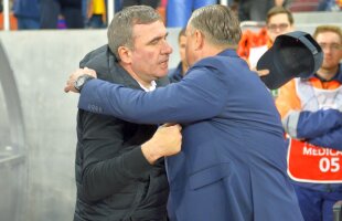 Hagi îl ironizează pe Reghecampf: "Nu mai are 30 de kilograme tricoul"