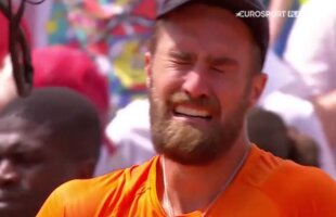 VIDEO Imaginile zilei » Furie și lacrimi la Roland Garros: un jucător a izbucnit în plâns, rivalul și-a rupt racheta de nervi