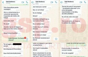 EXCLUSIV/FOTO Dezvăluim dialogul COMPLET de pe WhatsApp » Mesajele suburbane și de avertizare ale lui Bodescu: "Te-ai băgat cu c..u în p..ă, aiurea! Ia-ți «anvelopele adecvate»!"