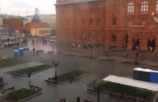 VIDEO Toalete publice "mişcătoare", filmate în Moscova