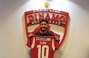 FOTO Juan Albin a fost prezentat la Dinamo! Mijlocașul va purta numărul 10 la echipa lui Cosmin Contra 