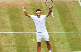 VIDEO Roger Federer, în finala de la Wimbledon fără set pierdut! Poate scrie istorie pe iarba londoneză dacă va câștiga turneul