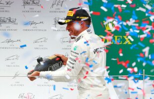 Căluții șchiopi » Hamilton a câștigat MP al Marii Britanii, după ce ambii piloți Ferrari au făcut pană pe final