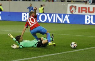 GALERIE FOTO » GSP are momentul penalty-ului pe FCSB » Cum arată faza în care Balauru l-a faultat pe Tănase