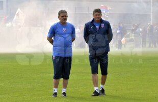 CSA Steaua și-a prezentat lotul » Declarații acide: "Gigi să-și vadă de rivalele din Liga 1, că văd că în ultimii doi ani n-a făcut-o. Echipa noastră are 21 de titluri"