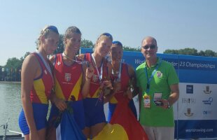 Patru șanse, o medalie » Barca de 4 rame a obţinut argintul la Mondialele sub 23 de ani de la Plovdiv