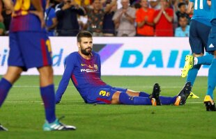VIDEO I-a îngropat! Pique a gafat la toate golurile madrilenilor în prima manșă a Supercupei Spaniei