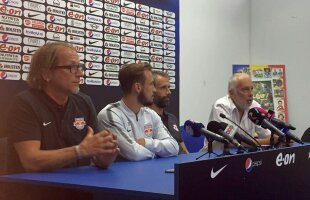 Viitorul - RB Salzburg // VIDEO Tehnicianul lui Salzburg se așteaptă un duel dificil: "Nu contează că le-au plecat doi jucători"