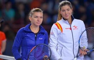 Garbine Muguruza are emoții înaintea finalei cu Simona Halep: "Am urmărit-o, e un competitor dur, serios"