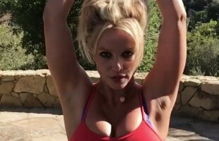 FOTO Britney Spears, incendiară într-o sesiune de sport