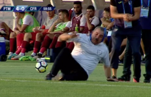 VIDEO + FOTO Moment savuros la Timișoara » Cum a celebrat Ionuț Popa unul dintre golurile echipei sale în meciul cu CFR Cluj