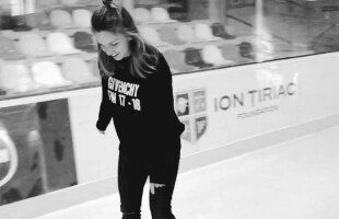 VIDEO Simona Halep s-a relaxat pe patinoarul lui Țiriac după antrenamentul de azi