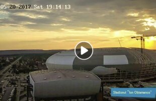 VIDEO Timelapse spectaculos: cum a progresat construcția stadionului din Bănie + fanii, împotriva dorinței Olguței de a schimba numele arenei