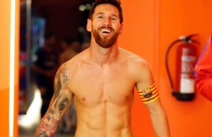 FOTO Barcelona a demascat din greșeală tatuajul lui Messi, pe care doar soția avea voie să-l vadă