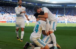 FOTO + VIDEO » Victorie cu emoții pentru Real Madrid, 2-1 cu Alaves » Ceballos, noul erou al lui Zidane