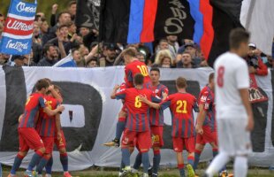 GALERIE FOTO Steaua n-a avut milă și a demolat-o pe Dinamo în Liga a 4-a! 8 goluri și un penalty ratat în 90 de minute de coșmar pentru "câinii" lui Badea
