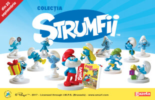 Gazeta sporturilor iti aduce o super colectie de jucarii: COLECTIA STRUMFII! 