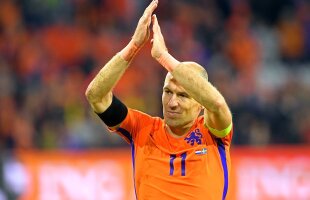 FOTO+VIDEO Meciul cu Suedia, ultimul pentru Robben la echipa naţională » Retragere în lacrimi pentru căpitanul Olandei 