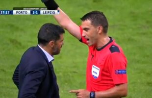 VIDEO Leipzig acuză arbitrii români: ofsaid la golul de 2-1! Hațegan l-a amenințat pe antrenorul lui Porto: "Te dau afară!"