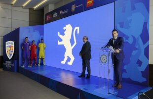 Cum au comentat Răzvan Burleanu și selecționerul Cosmin Contra schimbarea logoului echipei naționale