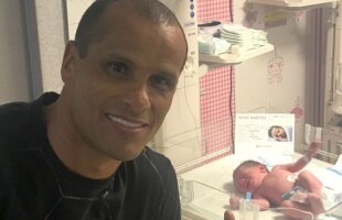 FOTO Rivaldinho a devenit tată! Rivaldo a revenit la București pentru nașterea nepotului său: "Un dar de la Dumnezeu"