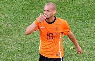 Anunțul făcut de Wesley Sneijder înaintea meciului cu "tricolorii": "Va veni momentul acesta"