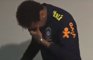 VIDEO » Neymar a început să plângă la conferința de presă!