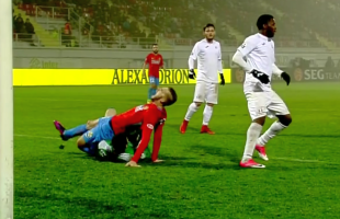 VIDEO+FOTO FCSB e urmărită de ghinion! Niță și-a accidentat teribil un coechipier: jucătorul a urlat de durere pe gazon