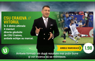 Pariuri pe Craiova - Viitorul si meciuri din campionatele Europei