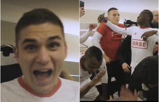 VIDEO Ca în Vama Veche » Cum a sărbătorit Răzvan Marin victoria în faţa echipei lui Stanciu şi Chipciu » Imagini BESTIALE direct din vestiar