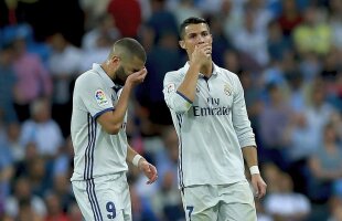 Criză în atacul lui Real Madrid! Ronaldo și Benzema, cel mai slab tandem ofensiv
